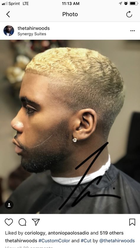 Blonde Hair Men Black, Dyed Waves, Low Fades, Blonde Hair Men, Blonde Hair Tips, Bleached Hair Men, Goatee Styles, Waves Hairstyle Men, Boys Colored Hair