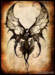 http://deborahfantasia.hubpages.com/hub/Dark-Fairy-Tattoos Borboleta Tattoo, Tattoos Infinity, Halloween Fest, Fairy Tattoo Designs, Sick Designs, Inspiration Tattoo, Tattoos Geometric, Gothic Fairy, Fairy Tattoo