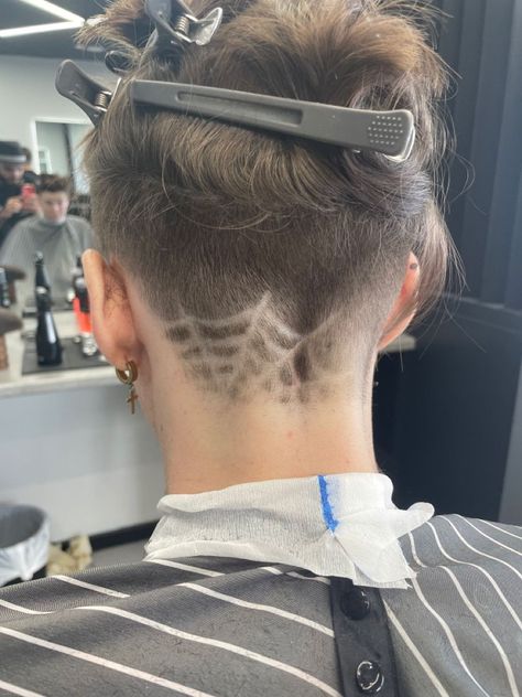 undercut Balayage, Dyed Undercut Designs, Undercut Designs Men, Cool Undercut Designs, Undercut With Design, Undercut Designs For Women, Nape Undercut Designs, Undercut Design, Undercut Hair Designs