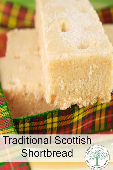 Light, buttery and flaky and oh, soo good!  Try this Traditional Scottish Shortbread today! The HomesteadingHippy Traditional Scottish Shortbread, Scottish Shortbread Cookies, Scottish Shortbread, Shortbread Recipe, Aberdeen Scotland, Scottish Recipes, Shortbread Cookie Recipe, Shortbread Recipes, Cooking Guide