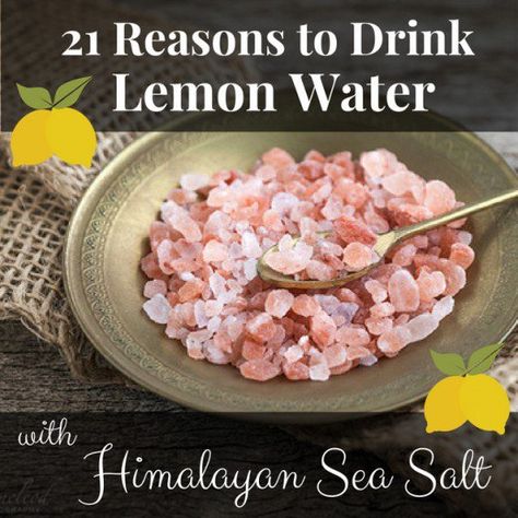 Drinking Sole (a salt water recipe) with lemon in the morning promotes hydration by balancing electrolytes and providing trace minerals. It can also increase energy and immunity and reduce migraines. Salt Water Flush, Drink Lemon Water, Master Cleanse Diet, Himalayan Salt Benefits, Sole Water, Homemade Detox Drinks, Himalayan Sea Salt, Classy Art, Homemade Detox