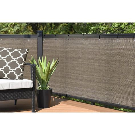 Apartment Patio Privacy Ideas, Apartment Patio Privacy, Floating Curtains, Patio Privacy Ideas, Outdoor Screening, Retractable Patio Screens, Privacy Screen Deck, Balcony Fence, Fence Wall Design