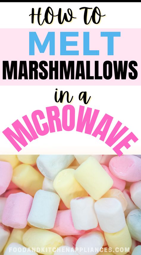 Place the marshmallows in a microwave-safe bowl. You can use regular-sized marshmallows or mini marshmallows, depending on your preference. Next, add a small amount of water to the bowl. This helps to prevent the marshmallows from drying out or burning. Microwave the bowl on high for about 30 seconds to 1 minute, or until the marshmallows start to soften and expand. How To Melt Marshmallows, Melt Marshmallows, Microwave Foods, Melting Marshmallows, Birthday Celebration Ideas, Marshmallow Treats, Small Microwave, Marshmallow Cream, Snacks To Make