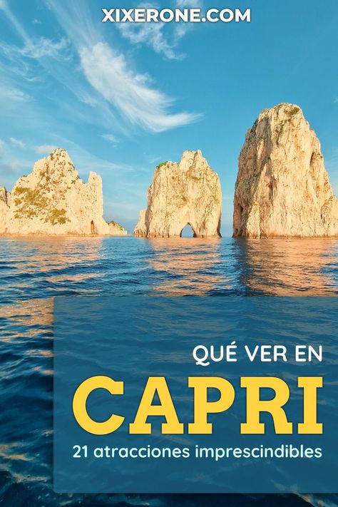 ¿Estás planeando un viaje a Campania y te preguntas qué hacer en la isla de Capri? Descubre las mejores cosas que ver en Capri. Desde encantadoras atracciones naturales a lujosas zonas peatonales y miradores espectaculares. Capri Italia, Positano, Amalfi, Capri, Travel