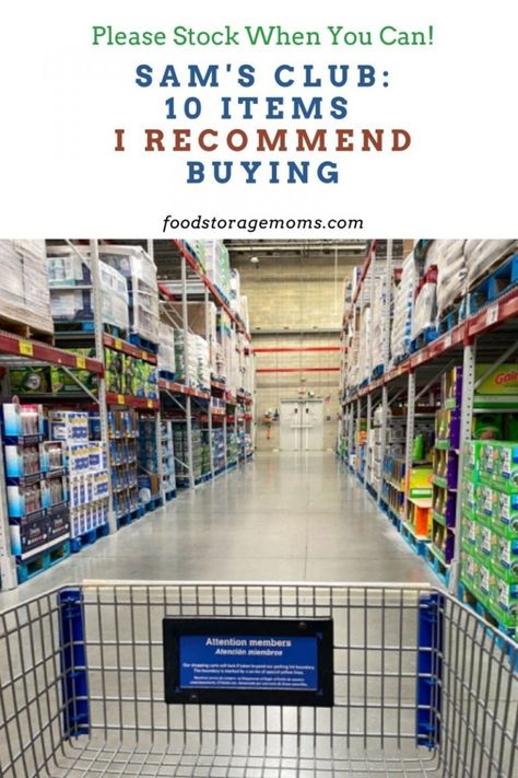 Sam's Club-10 Items I Recommend Buying - Food Storage Moms Sams Club Shopping, Vintage Skills, Traditional Homemaking, Sam’s Club, Money Saving Strategies, Sams Club, Emergency Prepping, Sam's Club, Water Storage