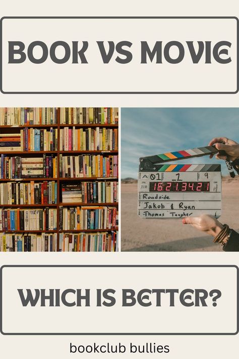 The ultimate debate on which one is better, the book or the movie and how they differ! Movie Vs Book, Movie Playlist, Book Vs Movie, Books Vs Movies, Ryan Thomas, Ya Fantasy, Book Reviews, Book Review, Memoirs