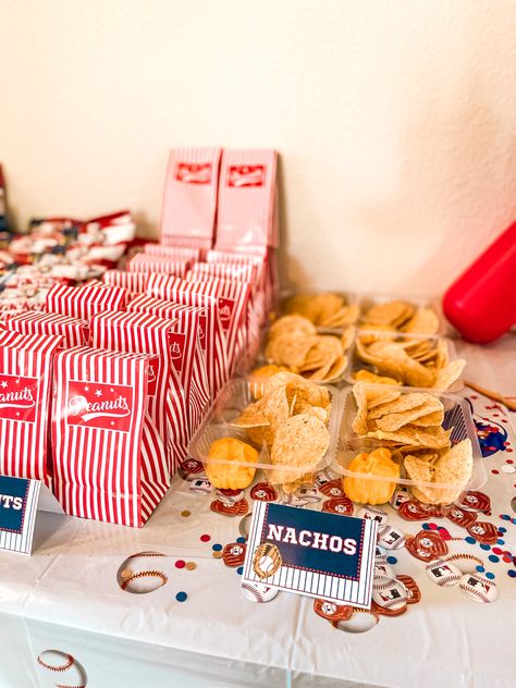 Rookie Of Year Birthday Cake, Rookie Of The Year First Birthday Desserts, Rookie Of The Year First Birthday Favors, First Rookie Year, Baseball Birthday Food Ideas, Rookie Of The Year Birthday Food, My Rookie Year First Birthday Baseball, 1st Birthday Party Rookie Year, First Bday Baseball Theme