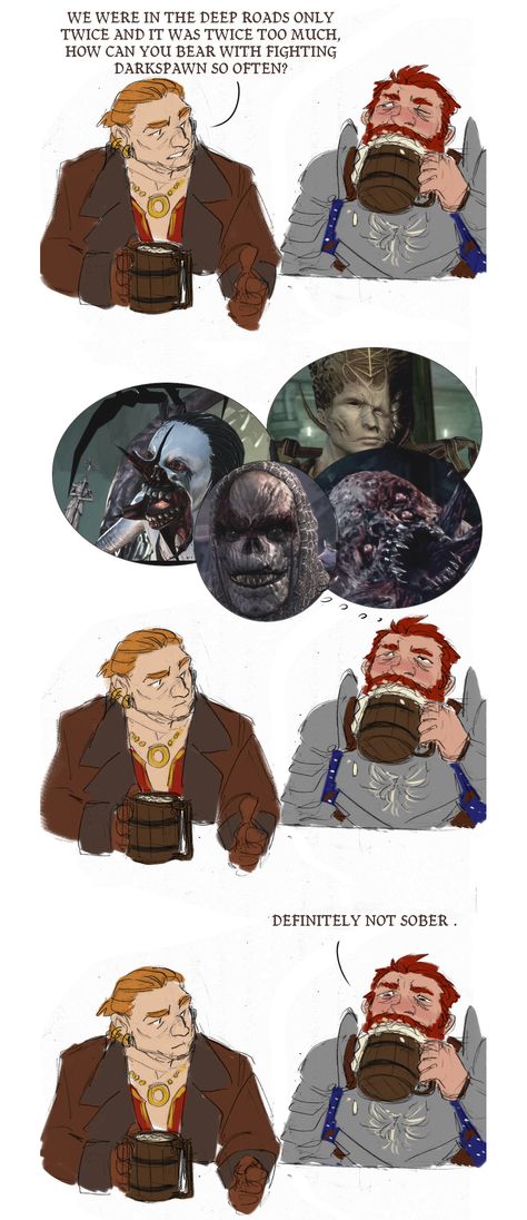 Varric Tethras Fanart, Aveline Dragon Age, Dragon Age Dwarves, Oghren Dragon Age, Dragon Age Awakening, Kerillian Vermintide, Dragon Age Veilguard Wallpaper, Varric Dragon Age, Dragon Age Warden