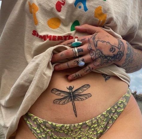 Tattoos About Feeling Too Much, Bug Spine Tattoos, Bug Back Tattoo, Polydactyl Cat Tattoo, Earthy Back Tattoos, Hippie Tats, Strange Tattoos, Top Forearm Tattoos, Underbreast Tattoo