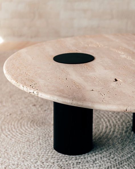 The Ivy coffee table, made in Melbourne and designed by architect Clare Cousins for Grazia & Co #homedecor #interiors #interiordesign #modern #architect #architecture #coffeetable Decoration Ideas For Birthday, Wood Round Coffee Table, Made Coffee Table, Haikou, Home Decoration Ideas, Contemporary Coffee Table, Home Decor Modern, Dark Interiors, The Ivy