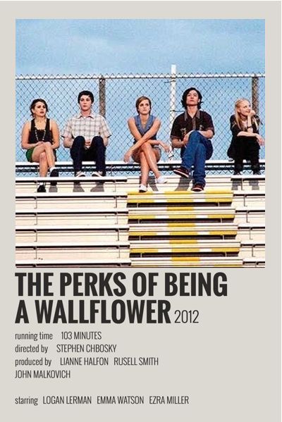 Wallflower Movie, Indie Movie Posters, The Perks Of Being, Iconic Movie Posters, Movie Card, Film Posters Minimalist, Film Poster Design, Film Posters Vintage, I Love Cinema