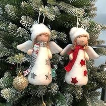 Christmas Angel Doll, Doll Angel, Ornaments For Christmas Tree, Christmas Angel Ornaments, Ornaments For Christmas, Doll Pendant, Christmas Tree Hanging, Handmade Angels, Christmas Hanging