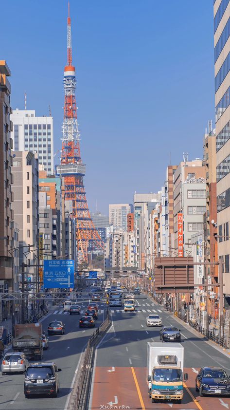 Tokyo City View, Gunung Fuji, Wallpaper City, Tokyo City, Japan Street, Japan Photography, 카드 디자인, City Painting, Japanese Landscape