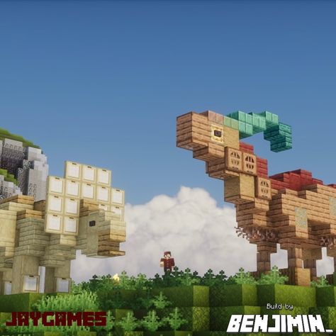 Ancient ruins and Dinosaurs landscape in Minecraft 🦖🦕 With @jaydrawsoninsta Jay and I have built this beautiful landscape filled with happy dinosaurs together! 🫶 The trees are built with a little bit (a lot) of help from @tomonmars_mc , thank you! 🙌 Show some love and support if you like what you see <3 _____________________________________ 🪷FOLLOW me @Official_Benjimin and Jay @jaydrawsoninsta for more! 🌱COMMENT to tell me what you think! 🌿LIKE and SAVE to show me your support! ______... Minecraft Dinosaur, Mc Builds, Minecraft Farm, Minecraft Inspiration, Ancient Tree, Love And Support, Ancient Ruins, Show Me Your, What You See