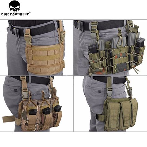 Leg Pouch, Drop Leg Holster, Tac Gear, Molle Pouches, Tactical Gear Loadout, Combat Gear, Leg Straps, Tactical Equipment, Tactical Clothing