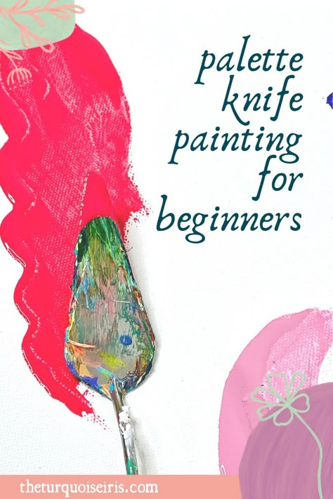 Knife Painting For Beginners, Art Pallette, Kitchen Painting Art, Painting Tutorial Abstract, Pallette Knife Painting, Wall Decor Texture, Abstract Artwork Painting, Texture Painting Techniques, Nature Paint