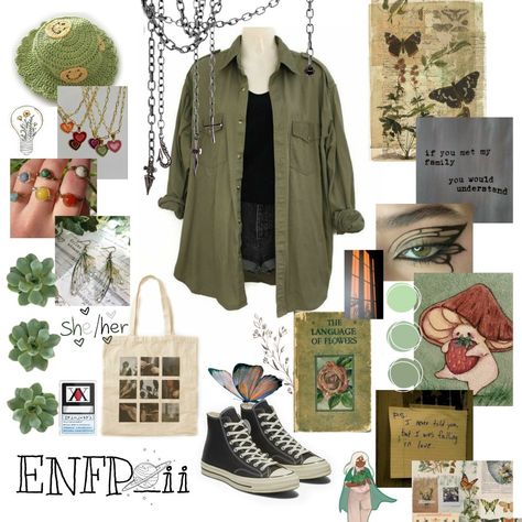 Infp Aesthetic Style, Enfp Clothing Style, Enfp Style Fashion, Enfp Style Outfit, Enfp Outfit Aesthetic, Infp Clothes Style, Enfp Aesthetic Outfit, Enfp Fashion, Enfp Personality Aesthetic