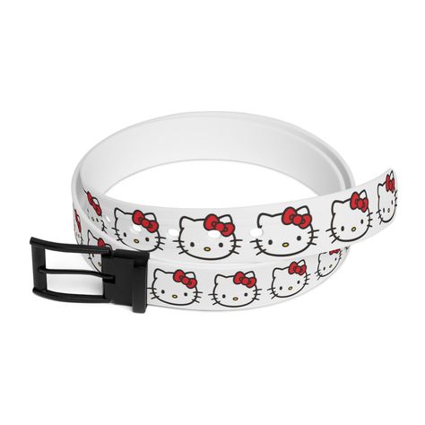 Hello Kitty Belt, Custom Belt, Metal Belt, Bronze Metal, Next Level, Black Metal, Belt Buckles, Bespoke, Custom Print