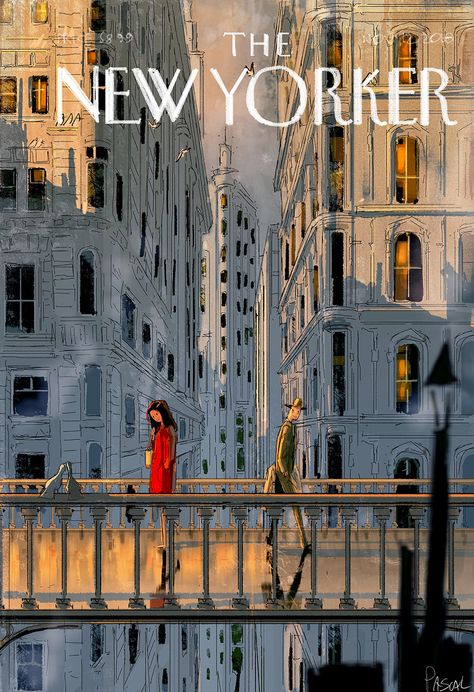 New York Love, Collage Photos, Pascal Campion, Wallpaper Autumn, New Yorker Covers, Graphic Posters, New York Poster, Arte Inspo, Room Pictures