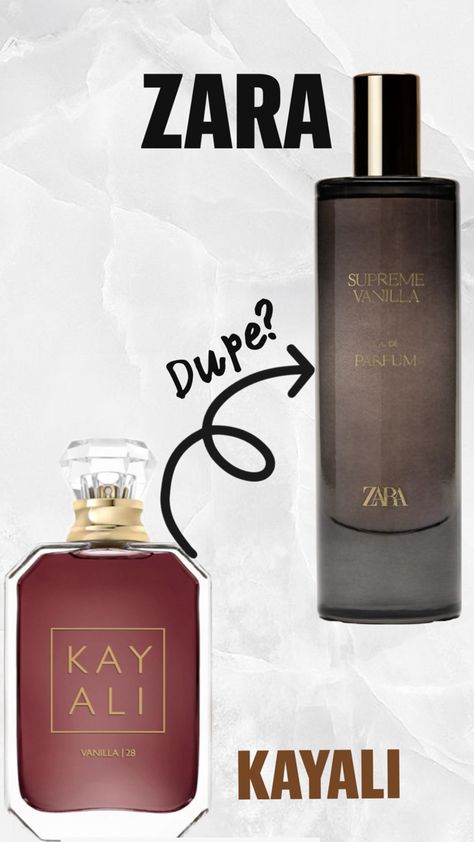 Vanilla 28, Kayali vanilla 28, Zara supreme vanilla perfume, supreme vanilla, Zara perfumes, dupe, perfume dupes, fragrance dupes, fragrances, perfumes dupes Vanilla 28 Perfume, Kayali Vanilla 28, Kayali Vanilla, Cheap Fragrance, Perfume Hacks, Expensive Brands, Fragrance Lab, Cheap Perfume, Fragrances Perfume Woman