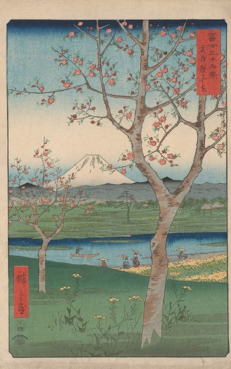 Vincent van Gogh wasn't a lover of Japanese prints - he bought them to sell them on Japanese Woodcut, Woodblock Printing, Mont Fuji, Utagawa Hiroshige, Japanese Art Prints, Van Gogh Museum, Paul Gauguin, Japanese Woodblock, Art Japanese