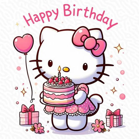 Hello Kitty Teacher Appreciation, Hello Kitty Birthday Clipart, Happy Birthday Hello Kitty Gif, Hello Kitty Happy Birthday Wallpaper, Birthday Hello Kitty Wallpaper, Spider Man And Hello Kitty Birthday, Hello Kitty Sublimation Designs, Hello Kitty Strawberry Birthday, Happy Birthday To