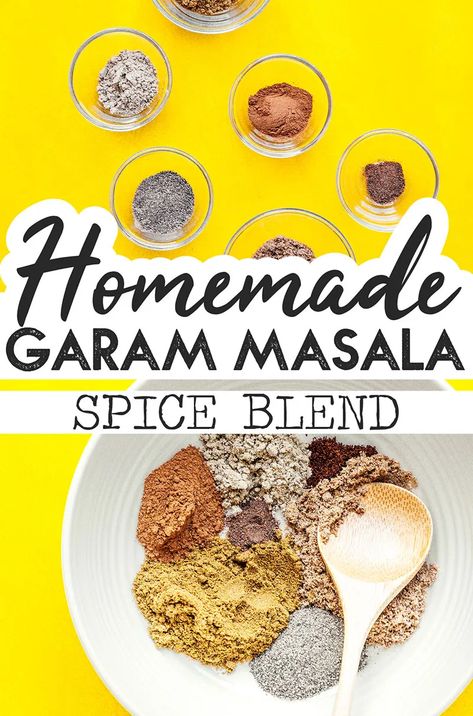 This simple homemade garam masala spice blend recipe is an easy DIY solution to making delicious Indian, inspired dishes in your own kitchen. #indianfood #spices #homemade #cookingtips #garammasala Masala Spice Blend, Homemade Garam Masala, Garam Masala Recipe, Garam Masala Spice, Creamy Carrot Soup, Spice Blends Recipes, Diy Food Gifts, Masala Spice, Natural Food Coloring