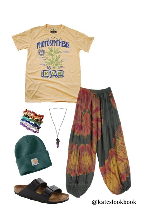 Casual Hippy Outfits, School Appropriate Hippie Outfits, Hippy School Outfits, Masc Boho Outfits, Hippie Hiking Outfit, Subtle Hippie Outfit, Masculine Hippie Outfits, Hippie Core Outfits, Autumn Hippie Outfits