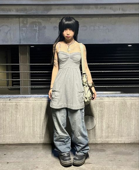 Dress Over Jeans, 2000s Japanese Fashion, Dream Outfits, Dream Style, Mode Inspo, Really Cute Outfits, Bedroom Inspo, Dream Clothes, Japanese Fashion