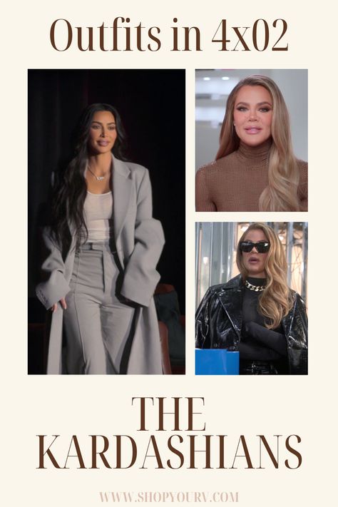 Khloe Kardashian Outfits 2024, The Kardashians Outfits, The Kardashians Hulu, Kardashians Outfits, Khloe Kardashian Outfits, Kim Kardashian Outfits, Worn On Tv, Kardashian Outfit, Wardrobe Clothes