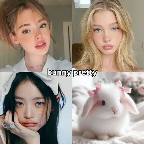 Bunny Pretty Type Of Beauty, Bunny Pretty Face, Fox Pretty, Bunny Pretty, Meditation Lifestyle, Cat Pretty, Woman Inspiration, Women Ceo, Pretty Cat