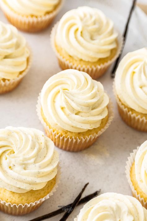 Vanilla Bean Cupcakes French Vanilla Cappuccino Cupcakes, Vanilla Bean Cupcake Recipe, Vanilla Bean Cupcakes From Scratch, Best Vanilla Cupcakes, French Vanilla Cupcakes, Cappuccino Cupcakes, Best Vanilla Cupcake Recipe, Cupcake Vanilla, French Vanilla Cappuccino