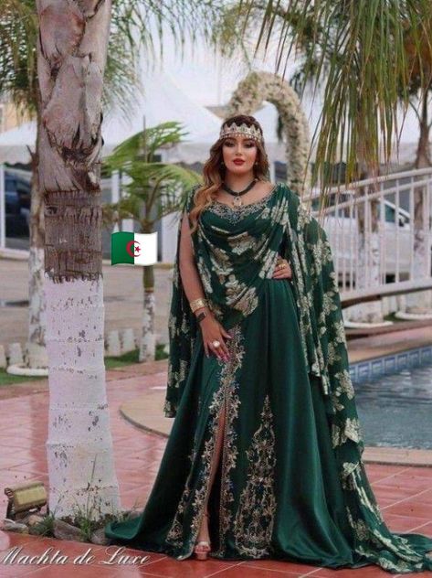 Algeria Clothes, Arabic Clothing, Algerian Clothing, Arabic Dress, Moroccan Clothing, Cocktail Outfit, Afghan Clothes, Fancy Dresses Long, Pretty Prom Dresses