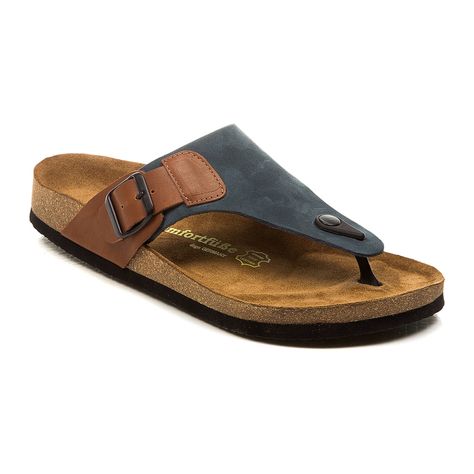 Aksel Sandal // Navy #Sponsored #Aksel, #Sandal, #Navy Leather Slippers For Men, Shoe Makeover, Birkenstock Sandals Arizona, Mens Leather Sandals, African Clothing For Men, Boys Sandals, Guys Clothing Styles, Birkenstock Sandals, Everyday Shoes