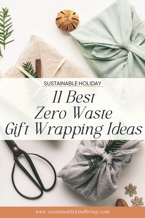 11 Best Zero Waste Gift Wrapping Ideas For An Eco Friendly Christmas • Sustainably Kind Living Eco Gift Wrapping Ideas, Paper Grocery Bag Gift Wrap, Recycle Gift Wrapping Ideas, Zero Waste Christmas Wrapping, Eco Friendly Wrapping Ideas, Zero Waste Christmas Decorations, Sustainable Gift Wrapping, Recycled Christmas Gifts, Recycling Clothes