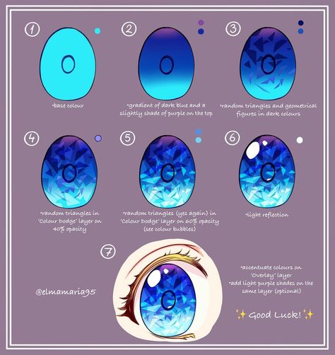 22.2k Likes, 90 Comments - Elma ♥️ (@elmamaria95) on Instagram: “Manhwa: “Who made me a princess”♥️ Jewel eyes Tutorial 💎 Not sure if this is the easiest way but…” Animal Eye Drawing, Jewel Eyes, Digital Art Tutorial Beginner, Eyes Tutorial, الفن الرقمي, Who Made Me A Princess, Eye Drawing Tutorials, How To Shade, Online Comics