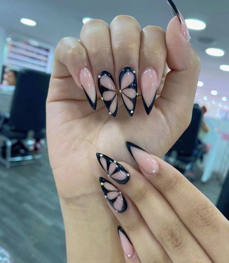 Pointy Nail Designs, Sharp Nails, Pointy Nails, Wow Nails, Fancy Nails Designs, Edgy Nails, Dope Nail Designs, Acrylic Nails Coffin Short, Fire Nails