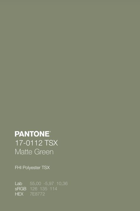 Green Color Code, Warm Tone Colors, Pantone Color Chart, Pantone Palette, Pantone Colour Palettes, Palette Design, Matte Green, Fall Color Palette, Color Palette Design