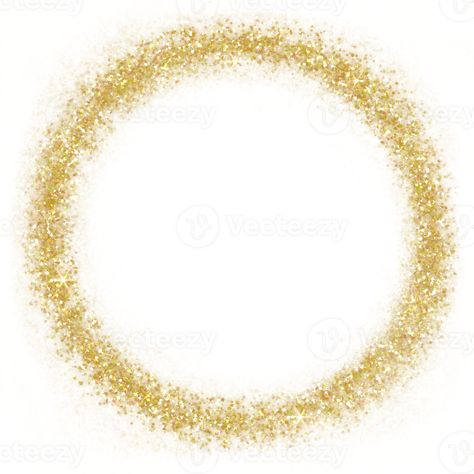 Gold glitter circle frame. golden sparkle confetti. Circle frame on transparent background. Gold Circle Frame Png, Circle Frames Png, Glitter Circle Frame, Gold Circle Frames, Golden Sparkle, Circle Frame, Wedding People, Tree Saw, Circle Frames