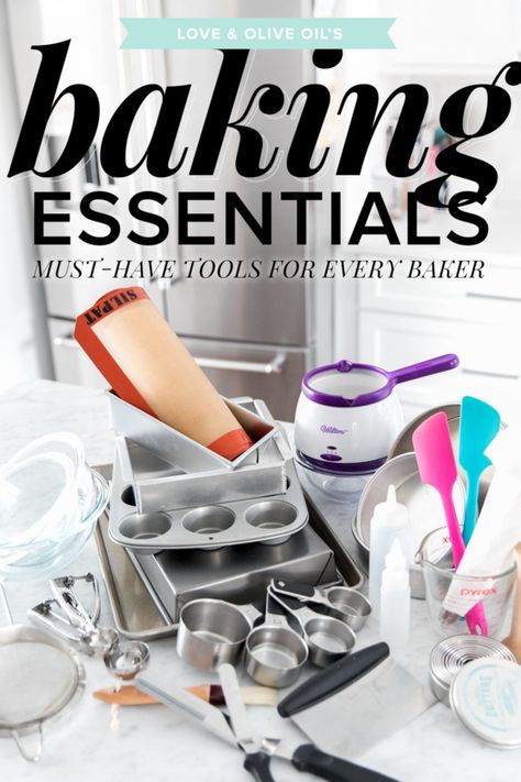 Baking Essentials Tools, Baked Olives, Cute Baking, Baking Essentials, Must Have Tools, Bakeware Set, Cooking Gadgets, Cake Decorating Tools, Baking Supplies