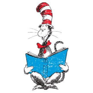 Dr. Seuss - The Cat in the Hat - Reading Dr Seuss Clipart, Ink Scape, Dr. Seuss, Reading Posters, Dr Seuss Quotes, Dr Seuss Birthday, The Cat In The Hat, Seuss Quotes, Doctor Humor