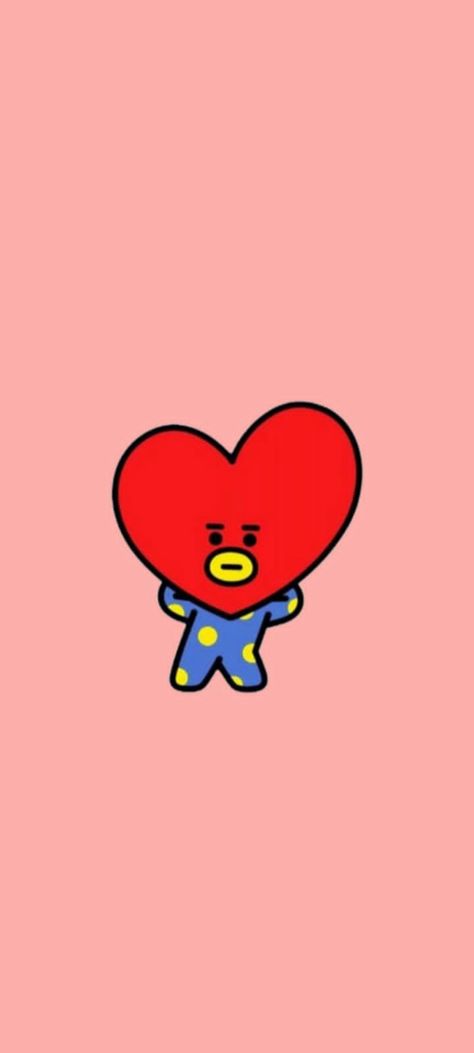 Tata Wallpaper Bt21, Tata Painting, Tata Bt21 Wallpaper, Tata Wallpaper, Bts Don't Touch My Phone, Bt21 Cartoon, Tata Bt21, Bts Cartoon, Bt21 Tata