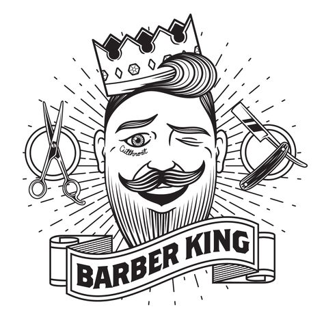 Barber King, Valencia Spain, Barber Shop, Graphic Design Inspiration, Valencia, Spain, Design Inspiration, Branding, Graphic Design