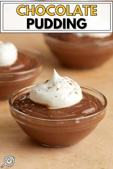 Easy Chocolate Pudding Microwave Chocolate Pudding, Chocolate Pudding Cups, Easy Chocolate Pudding, Homemade Chocolate Pudding, Chocolate Pudding Recipes, Simple Pantry, Pantry Ingredients, Budget Bytes, Pudding Desserts