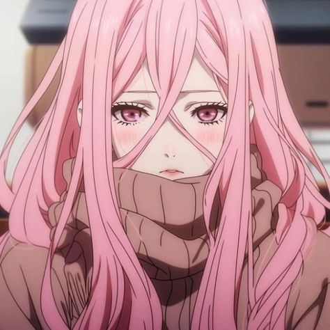 Pink Characters Anime, Anime Pink Hair Icon, Pink Hair Anime Icon, Anime Character Pink Hair, Pink Haired Anime Characters, Pink Haired Girl Art, Girl With Pink Hair Art, Pink Hair Anime Characters, Pink Hair Girl Art