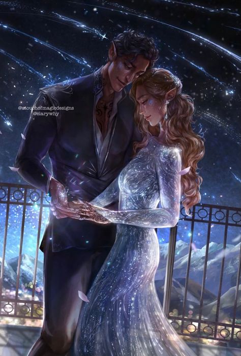 Feyre And Rhysand, Acotar Series, A Court Of Wings And Ruin, Sarah J Maas Books, Magic Design, A Court Of Mist And Fury, Look At The Stars, Throne Of Glass, Sarah J Maas