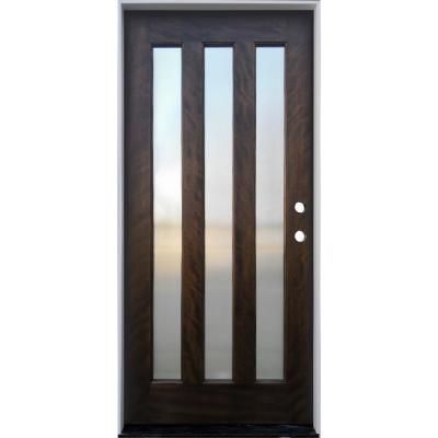 Foyer Door, Modern Exterior Doors, Entry Doors With Glass, Craftsman Door, Wood Entry Doors, Brick Molding, Modern Front Door, Glass Hinges, Wood Front Doors