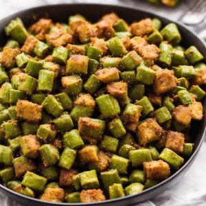 Fried Frozen Okra, Fried Okra From Frozen, How To Fry Okra, Frozen Okra, Sauteed Okra, Okra Curry, Roasted Okra, Okra Fries, Fried Okra