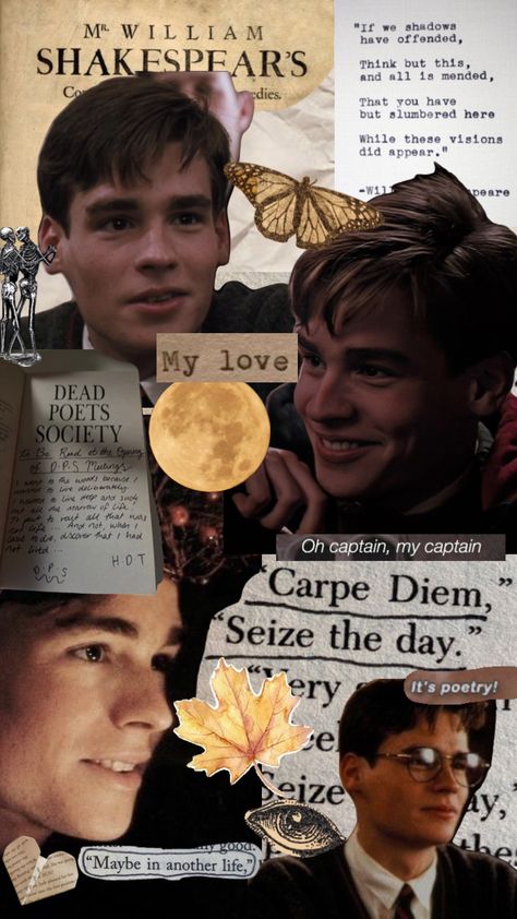 Neil Perry 🍁 #deadpoetsociety #deadpoetssociety #neilperry #robertseanleonard Neil Perry Aesthetic, Neil Perry, Dark Academia Wallpaper, Robert Sean Leonard, Sean Leonard, Oh Captain My Captain, Captain My Captain, Baby Q, Dead Poets Society