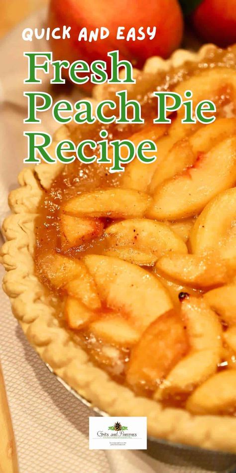 Indulge in the best peach pie made with fresh peaches! This easy peach pie recipe is perfect for summer, featuring a delicious homemade peach pie filling. Whether you're looking for fresh peach recipes or a delightful peach dessert, this peach pie will impress. Make this irresistible peach pie recipe for your family for a sweet treat that everyone will love! Peach Pie Recipes Easy, Homemade Peach Pie Filling, Best Peach Pie, Best Peach Pie Recipe, Peach Pie Filling Recipes, Homemade Peach Pie, Easy Peach Pie, Peach Pie Recipe, Peach Filling